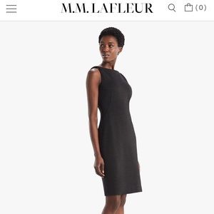 MM Lafleur; grey Lydia dress, never worn, smoke free; size 8; business